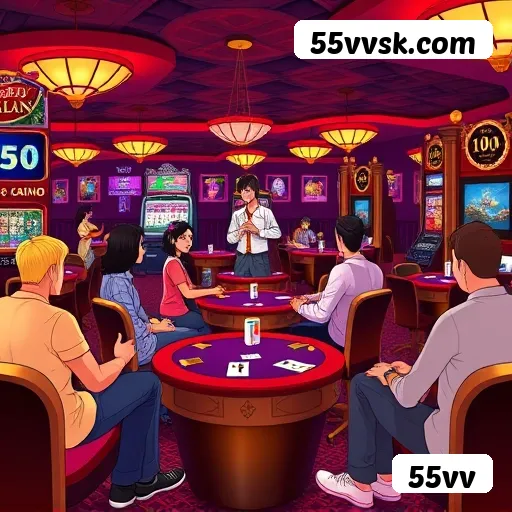 Blackjack ao vivo 55vv